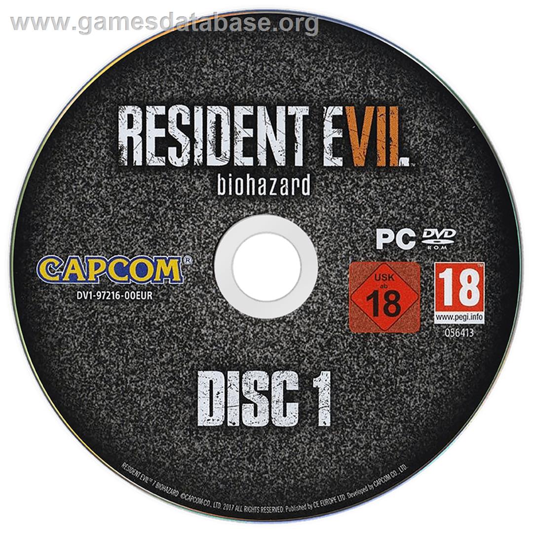 Resident Evil 7 - Biohazard (Deluxe Edition) - Microsoft Windows - Artwork - Cartridge