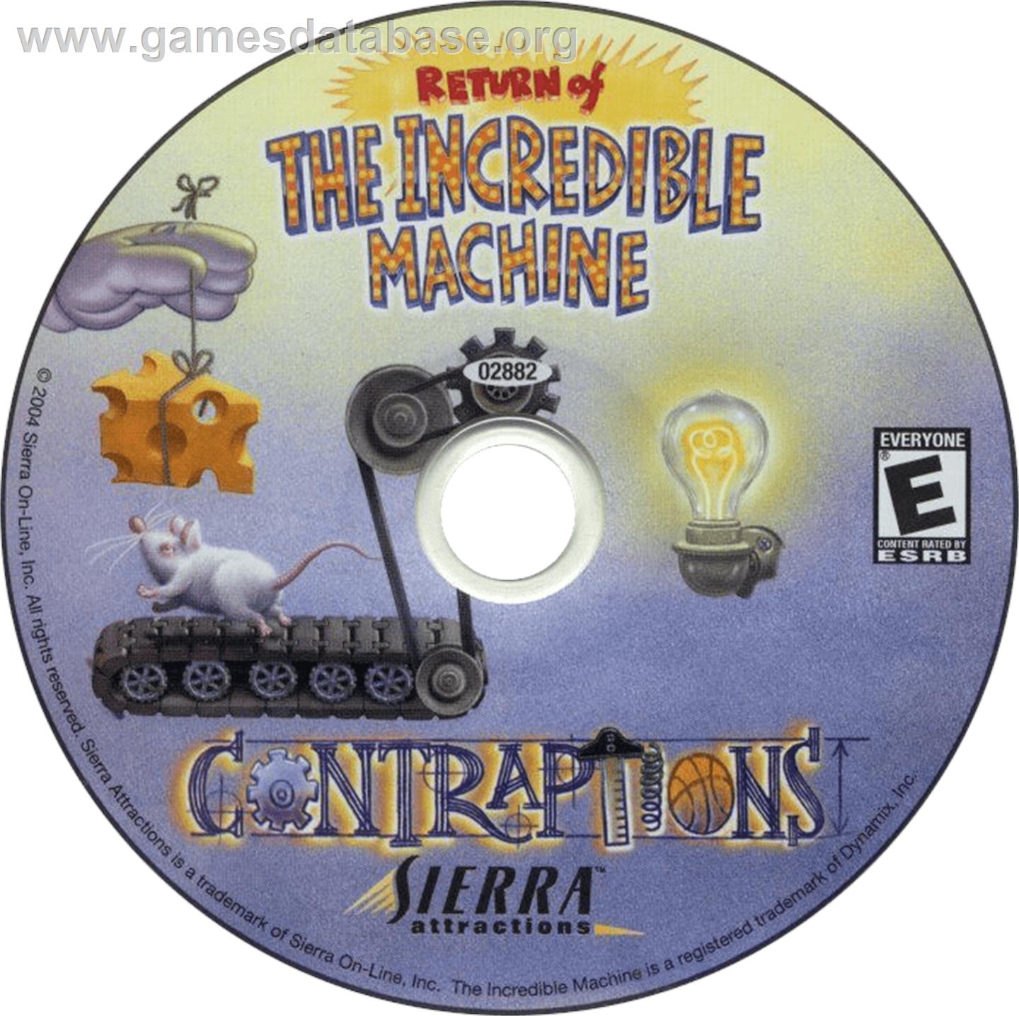 Return of the Incredible Machine - Contraptions - Microsoft Windows - Artwork - Cartridge