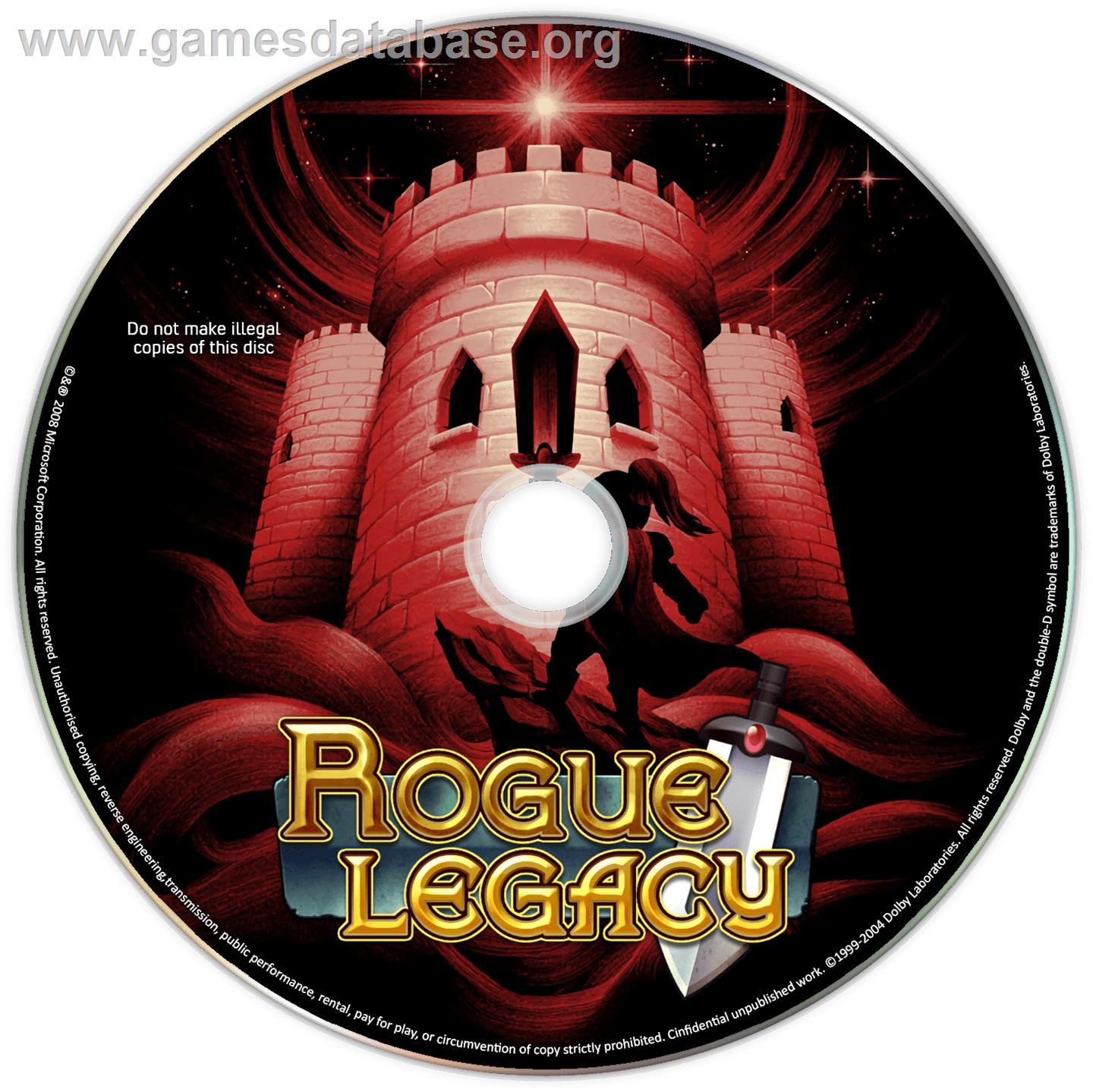 Rogue Legacy - Microsoft Windows - Artwork - Cartridge