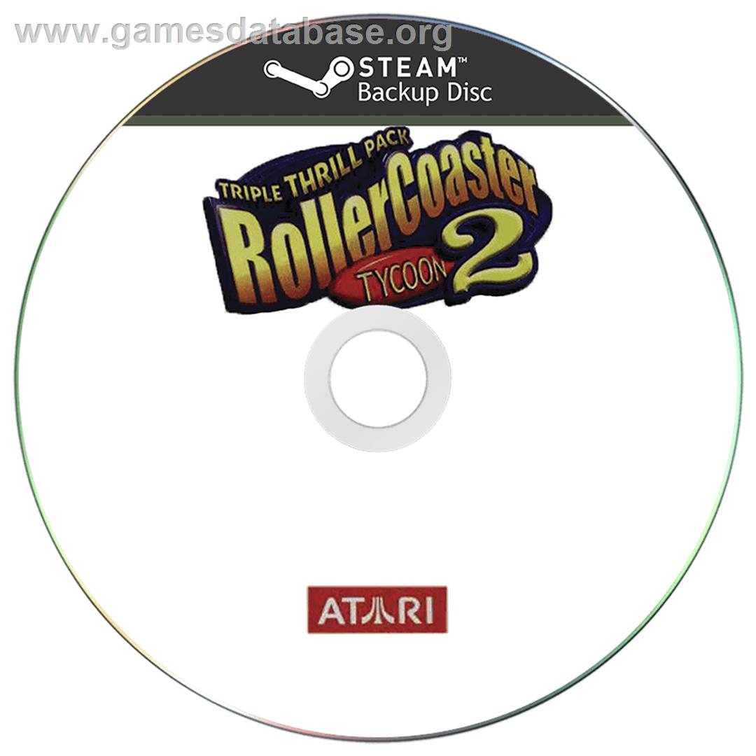RollerCoaster Tycoon 2 - Microsoft Windows - Artwork - Cartridge