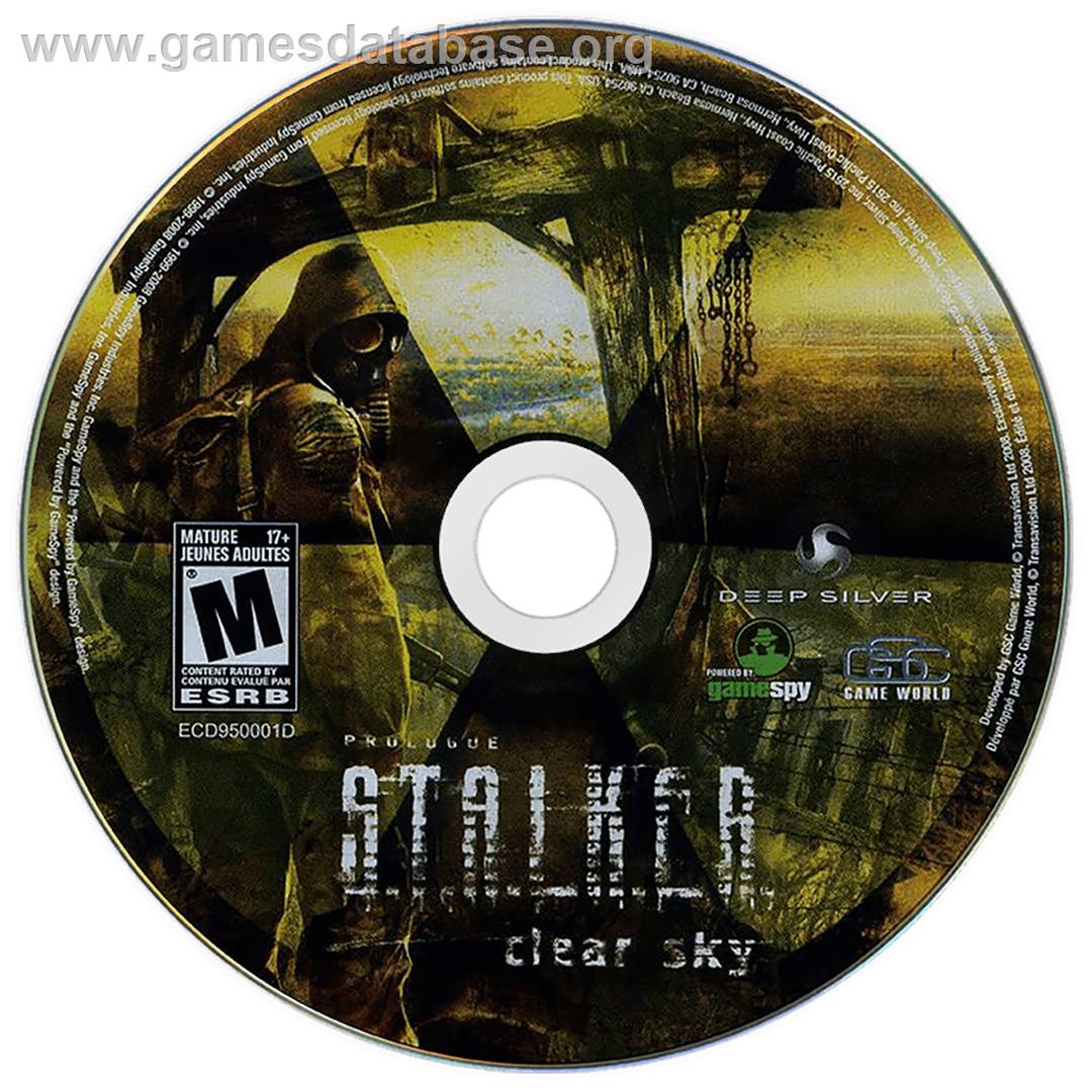 S.T.A.L.K.E.R. - Clear Sky - Prologue - Microsoft Windows - Artwork - Cartridge