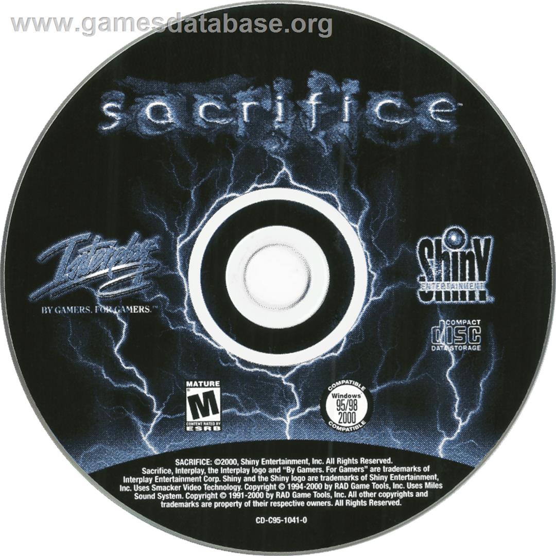 Sacrifice - Microsoft Windows - Artwork - Cartridge