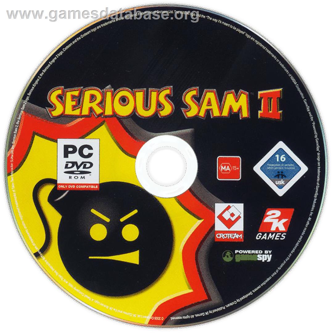 Serious Sam 2 - Microsoft Windows - Artwork - Cartridge