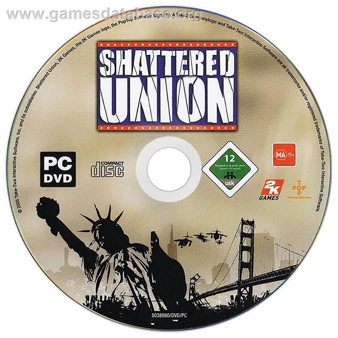 Shattered Union - Microsoft Windows - Artwork - Cartridge