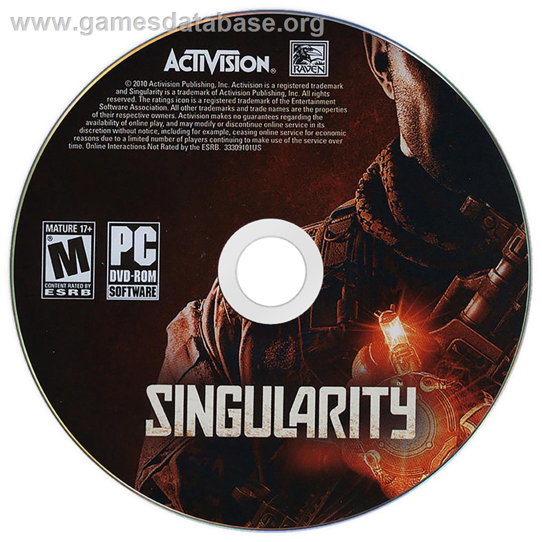 Singularity - Microsoft Windows - Artwork - Cartridge
