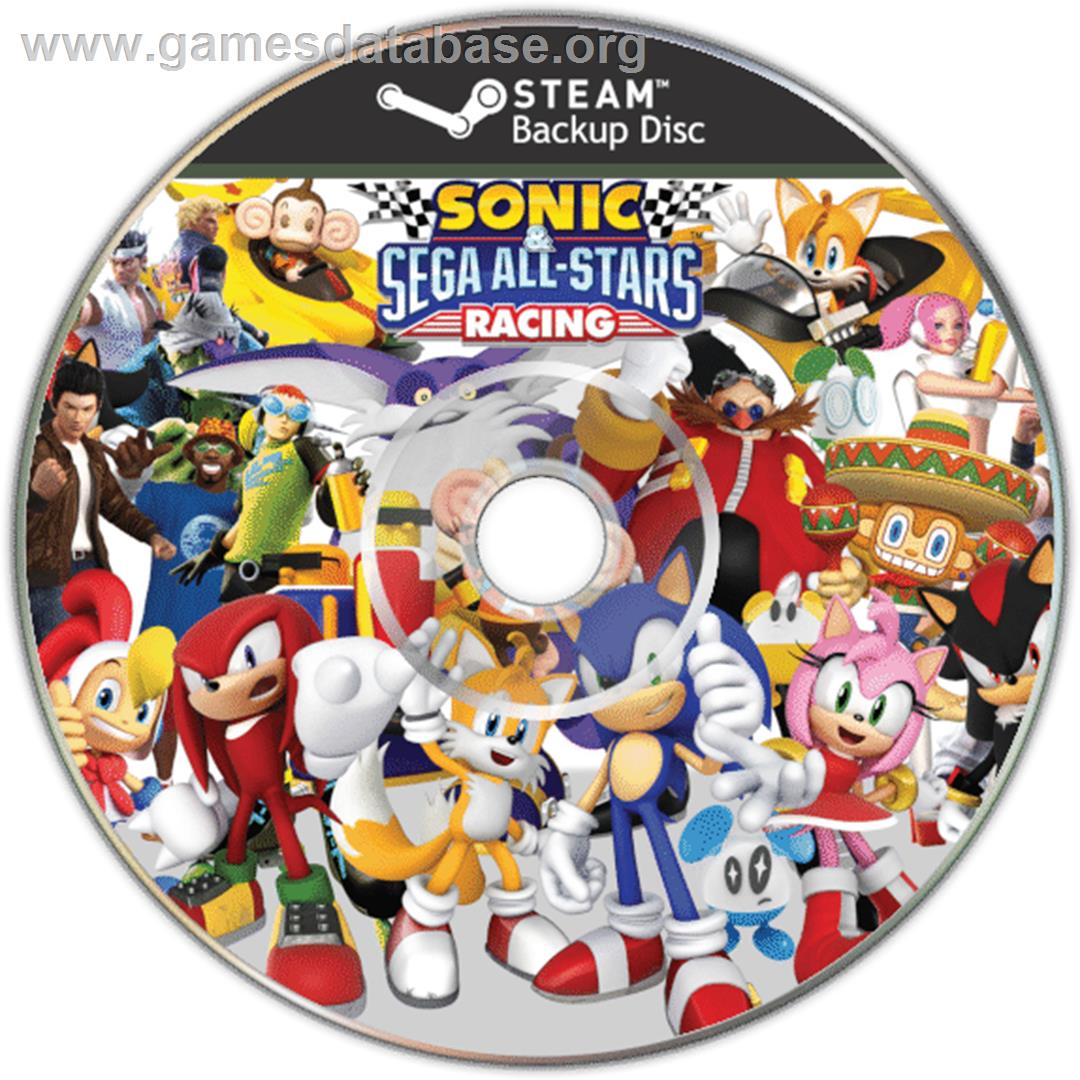 Sonic & SEGA All-Stars Racing - Microsoft Windows - Artwork - Cartridge