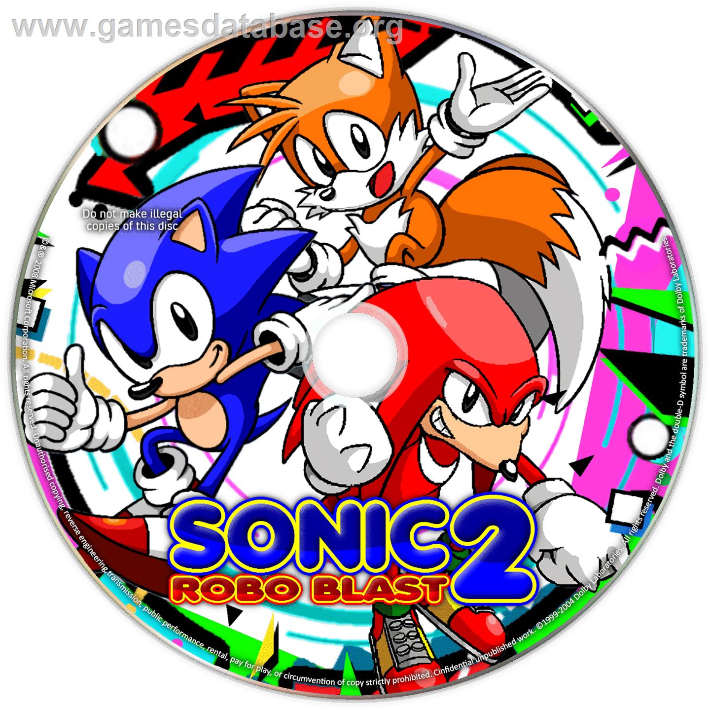 Sonic Robo Blast 2 - Microsoft Windows - Artwork - Cartridge