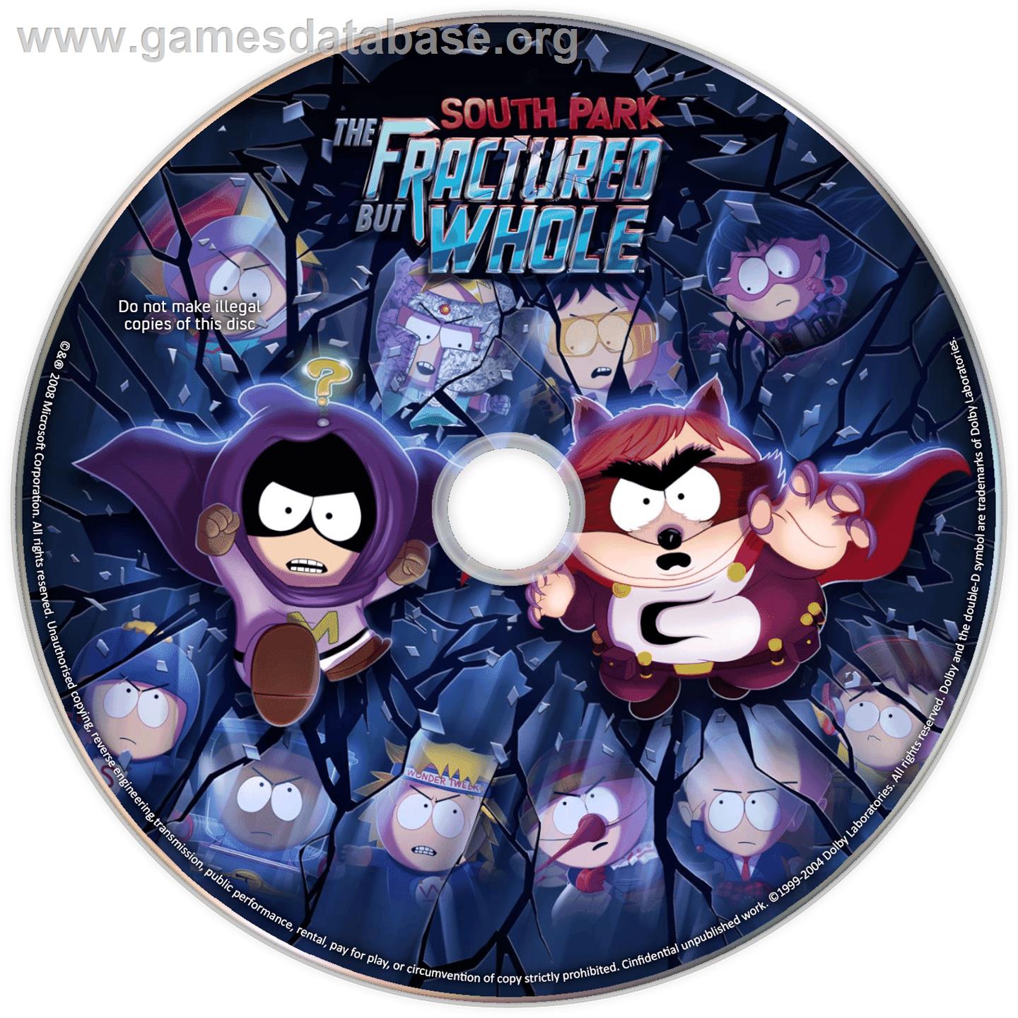South Park - The Fractured But Whole - Microsoft Windows - Artwork - Cartridge