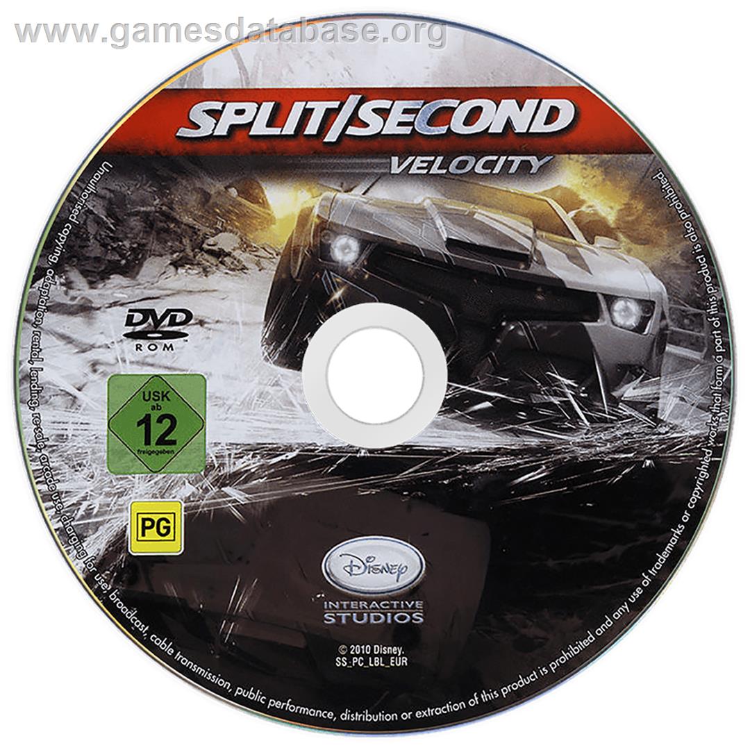 Split/Second - Microsoft Windows - Artwork - Cartridge