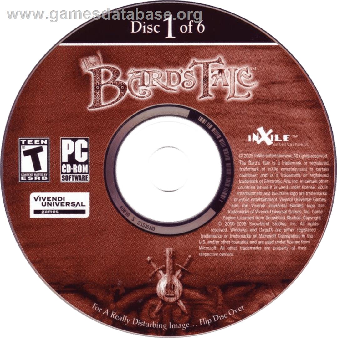 The Bard's Tale - Microsoft Windows - Artwork - Cartridge