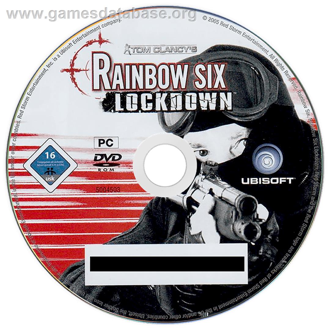 Tom Clancy's Rainbow Six - Lockdown - Microsoft Windows - Artwork - Cartridge