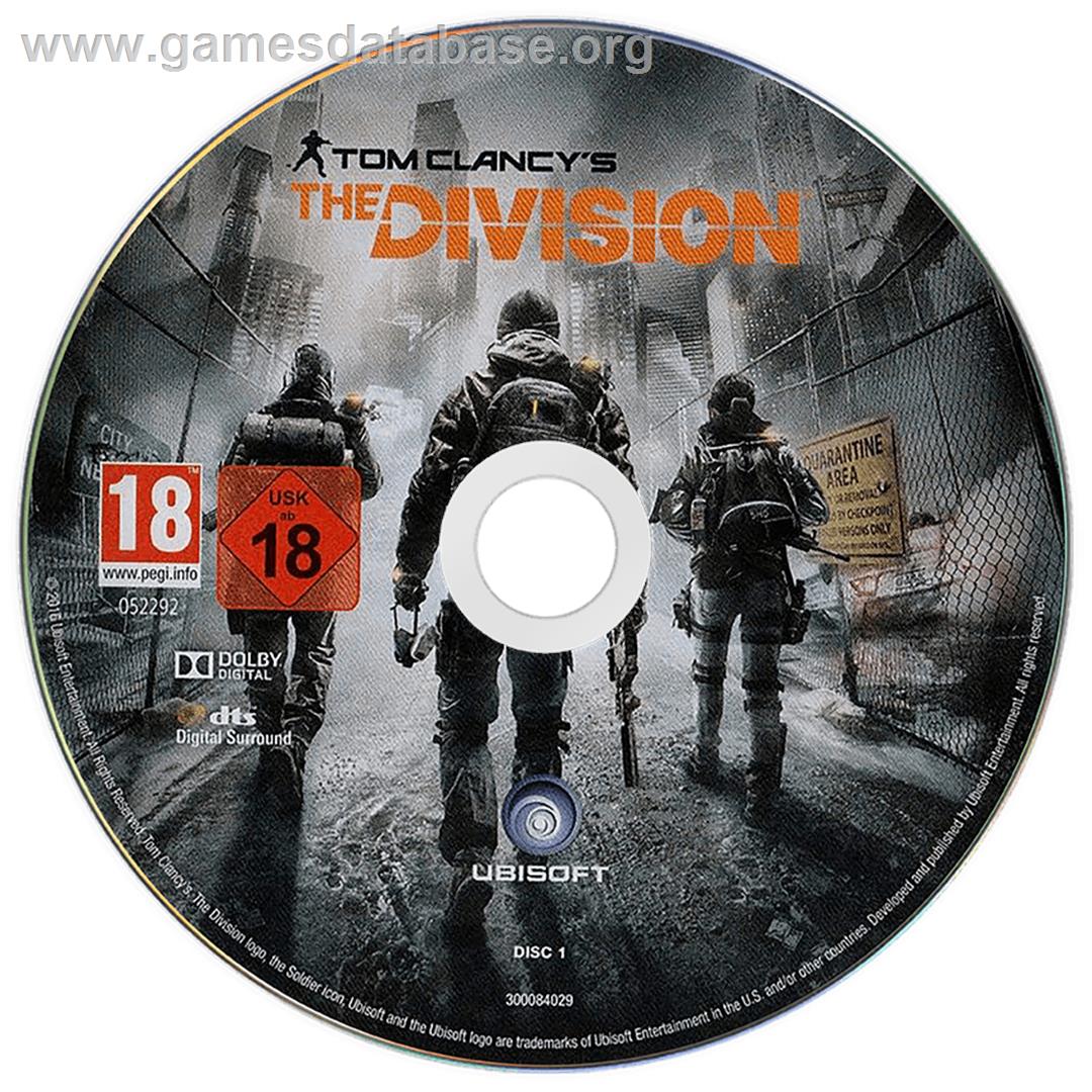 Tom Clancy's The Division - Microsoft Windows - Artwork - Cartridge