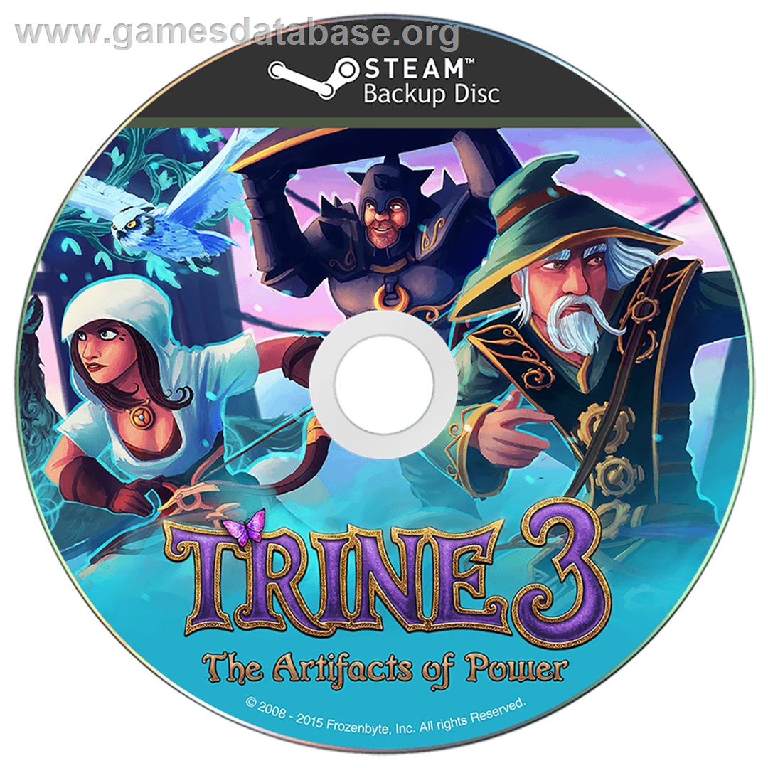 Trine 3 - The Artifacts of Power - Microsoft Windows - Artwork - Cartridge