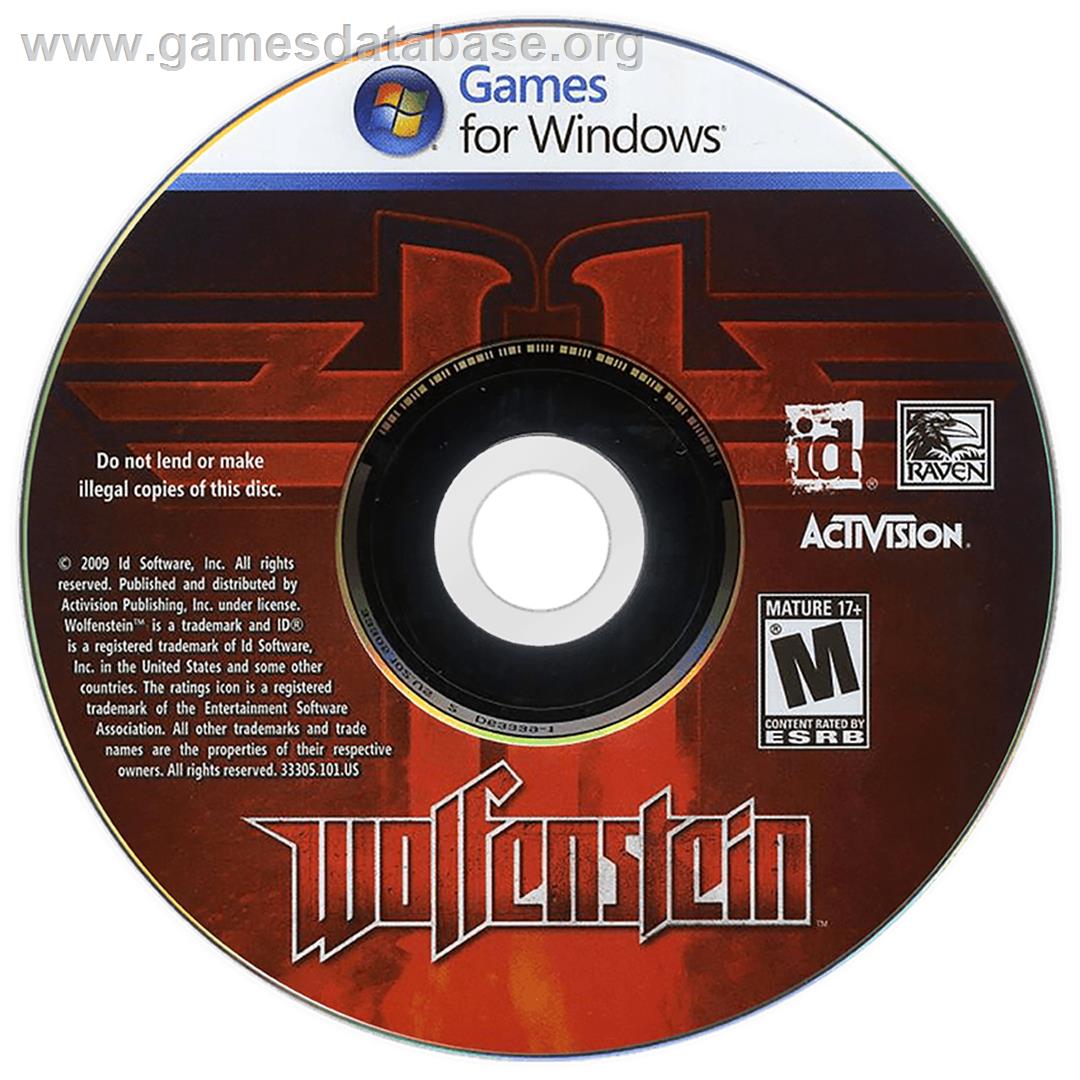 Wolfenstein - Microsoft Windows - Artwork - Cartridge