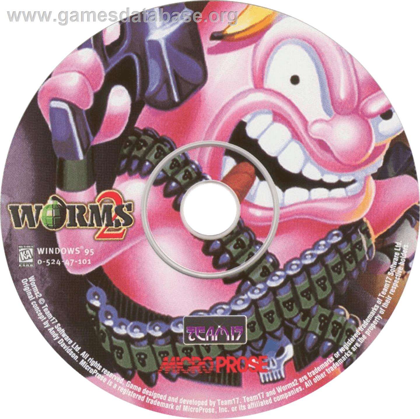 Worms 2 / Worms - Armageddon - Microsoft Windows - Artwork - Cartridge