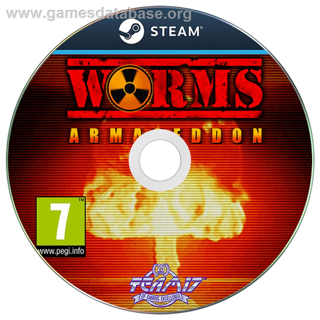 Worms Armageddon - Microsoft Windows - Artwork - Cartridge