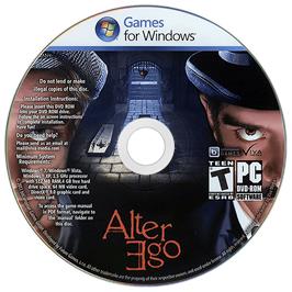Artwork on the Disc for Alter Ego on the Microsoft Windows.