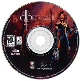 Artwork on the Disc for Bloodrayne 2 on the Microsoft Windows.