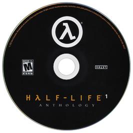 Artwork on the Disc for Half-Life on the Microsoft Windows.