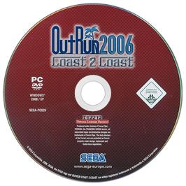 Artwork on the Disc for Outrun 2006 - Coast 2 Coast on the Microsoft Windows.