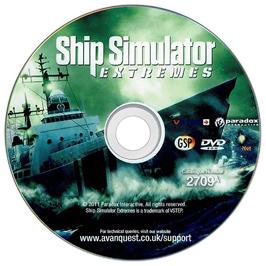 Artwork on the Disc for Ship Simulator Extremes on the Microsoft Windows.