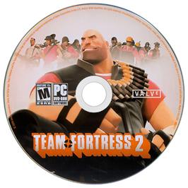 Artwork on the Disc for Team Fortress 2 on the Microsoft Windows.