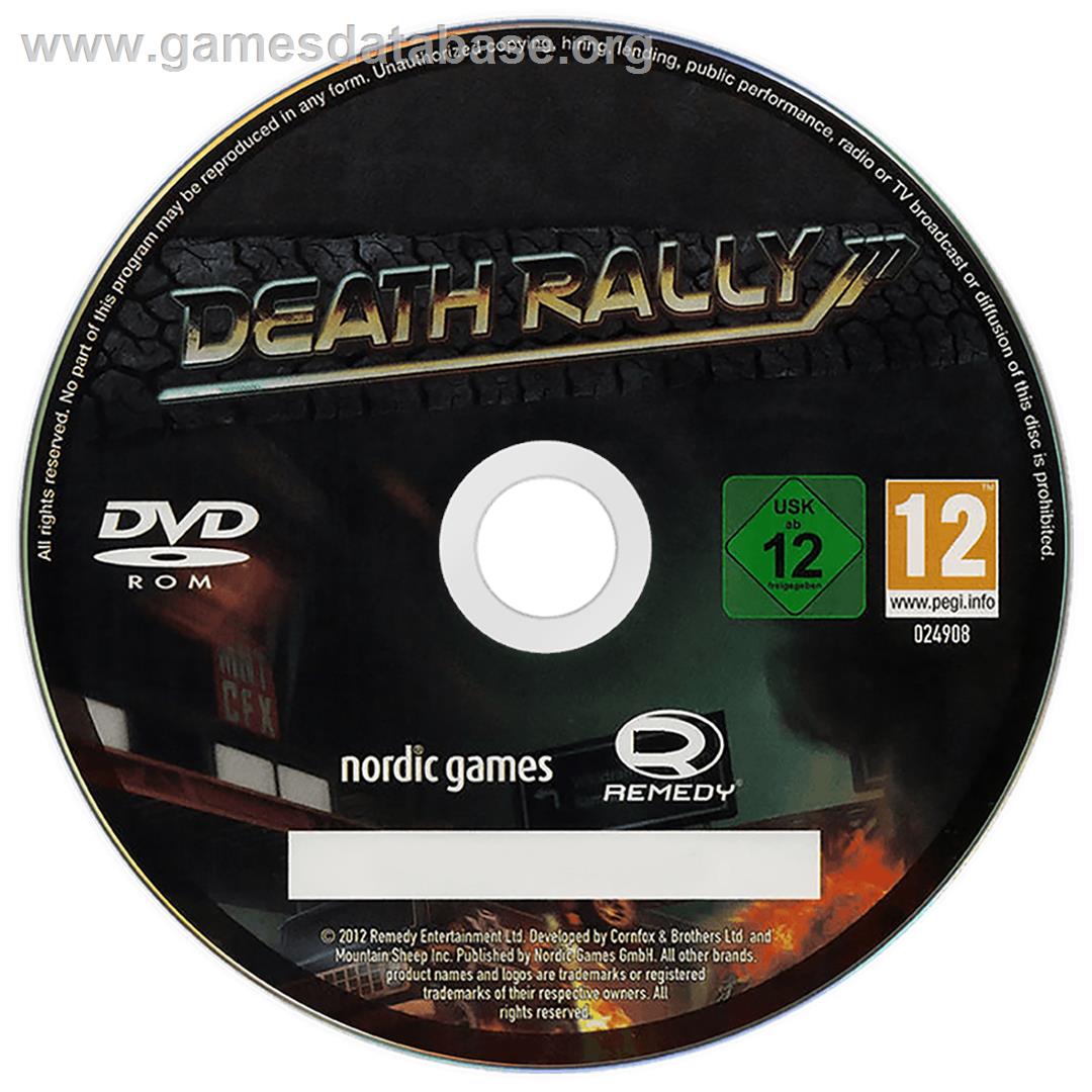 Death Rally - Microsoft Windows - Artwork - Disc