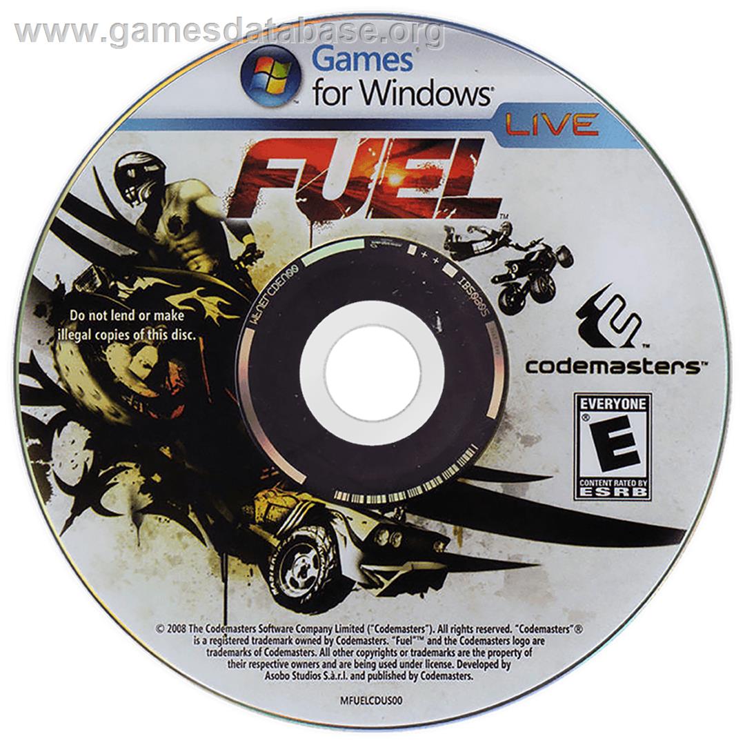 FUEL - Microsoft Windows - Artwork - Disc