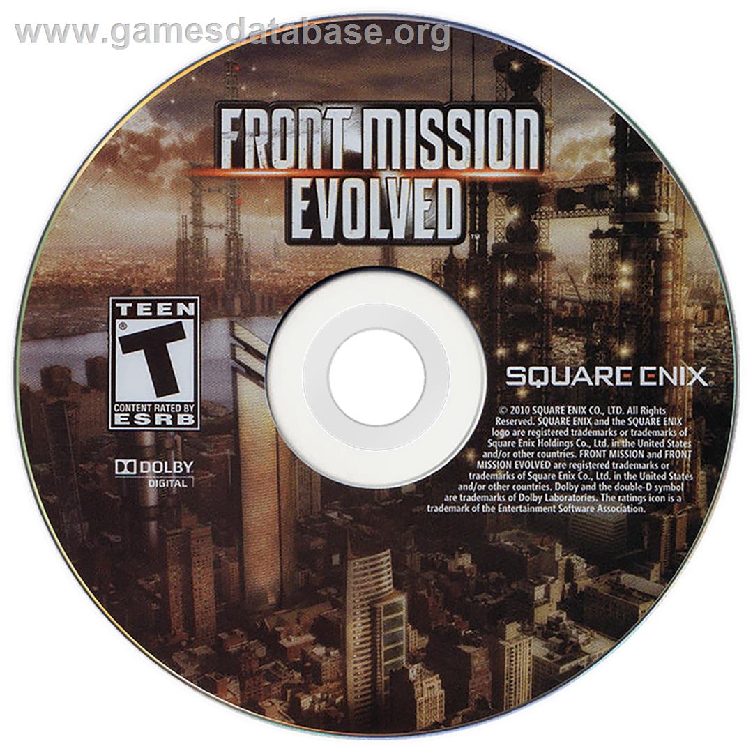 Front Mission Evolved - Microsoft Windows - Artwork - Disc
