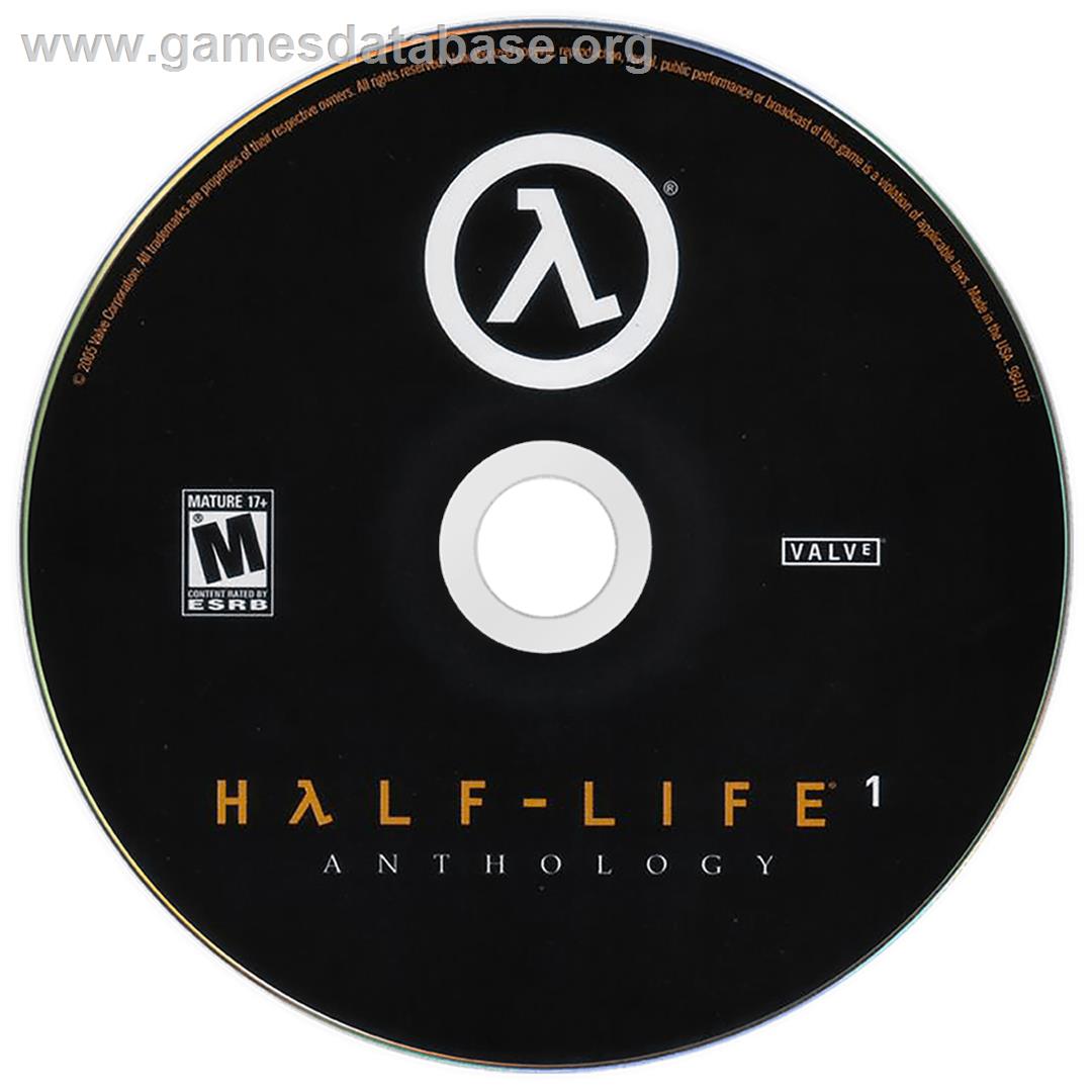 Half-Life - Microsoft Windows - Artwork - Disc
