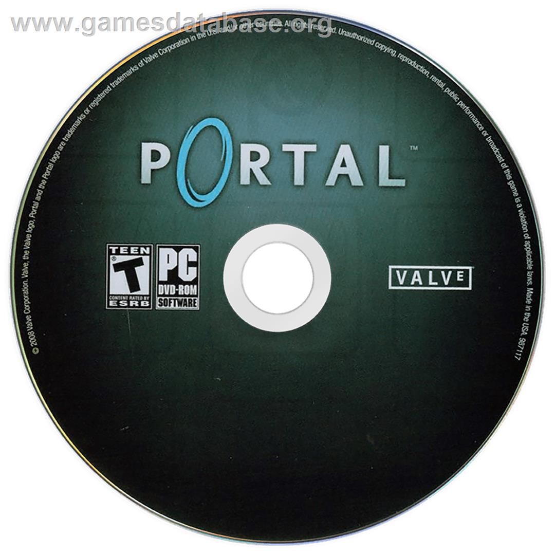 Portal - Microsoft Windows - Artwork - Disc