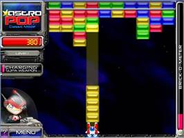 In game image of AstroPop Deluxe on the Microsoft Windows.