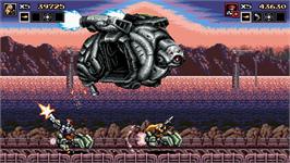 In game image of Blazing Chrome on the Microsoft Windows.