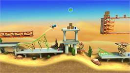 In game image of Bridge Constructor - Stunts on the Microsoft Windows.
