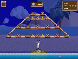 In game image of Cactus Bruce and the Corporate Monkeys on the Microsoft Windows.