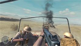 In game image of Call of Duty 2 on the Microsoft Windows.