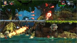In game image of Contra - Operation Galuga on the Microsoft Windows.