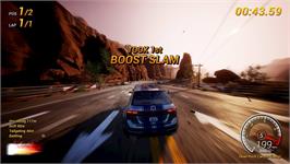 In game image of Dangerous Driving (Moon Bear) on the Microsoft Windows.