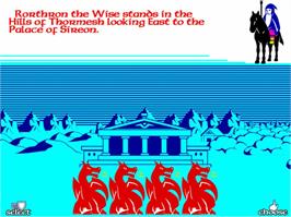 In game image of Doomdark's Revenge on the Microsoft Windows.