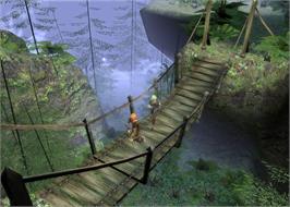 In game image of Dungeon Siege 2 on the Microsoft Windows.