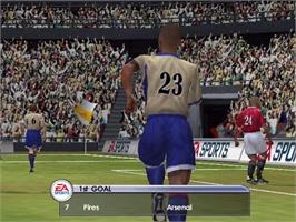 In game image of FIFA Soccer 2002 - Major League Soccer on the Microsoft Windows.