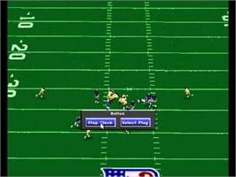 In game image of Front Page Sports - Football Pro '97 on the Microsoft Windows.