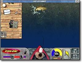 In game image of Front Page Sports - Trophy Bass 2 on the Microsoft Windows.