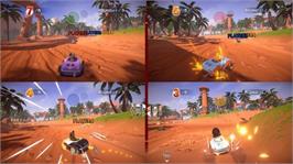 In game image of Garfield Kart - Furious Racing on the Microsoft Windows.