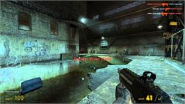 In game image of Half-Life 2 - Deathmatch on the Microsoft Windows.