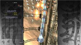 In game image of Ikaruga on the Microsoft Windows.
