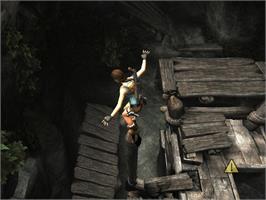 In game image of Lara Croft - Tomb Raider - Anniversary on the Microsoft Windows.