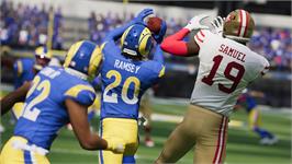 In game image of Madden NFL 22 on the Microsoft Windows.