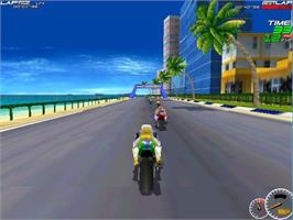 In game image of Moto Racer on the Microsoft Windows.