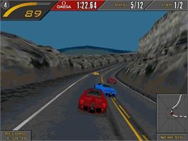 In game image of Need for Speed II on the Microsoft Windows.